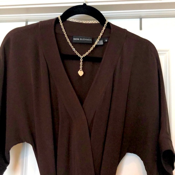 Silk Wrap Dress - Picture 6 of 10